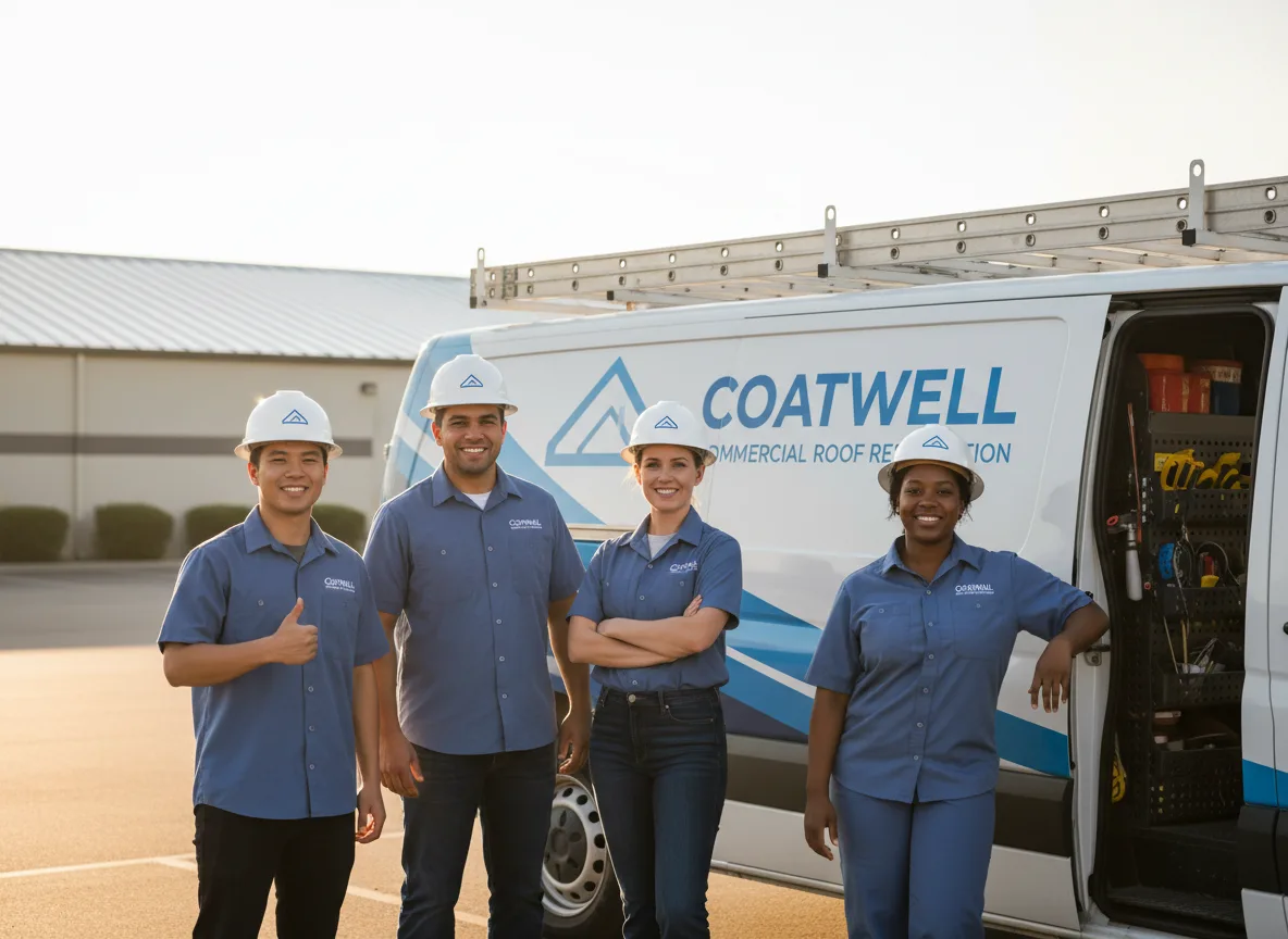 Commercial roof coating company in Cumberland, WI